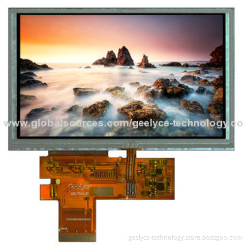 7-inch TFT Monitor with LED Backlight, 60/60/60/35° Viewing AngleNew
